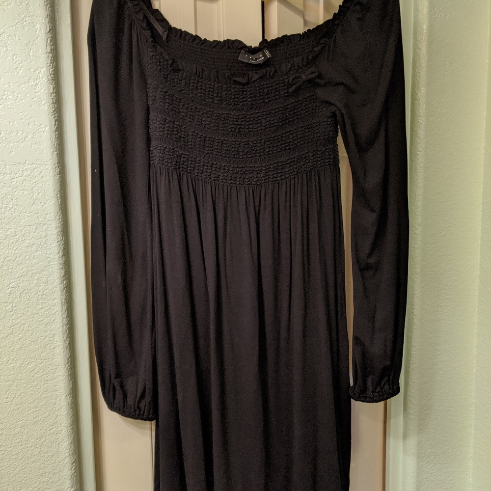 Twin-Set Black Babydoll Tunic Top/Dress Italy